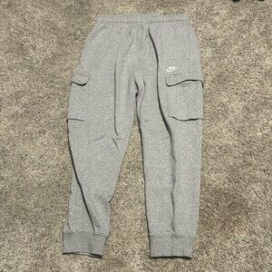 Grey Nike Cargo Sweatpants